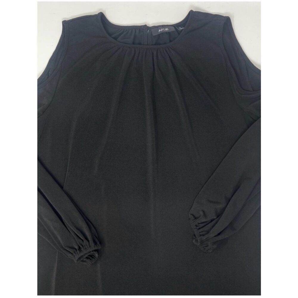 10 items for $20 Sale: Apt. 9 Black Cold-Shoulder Mini Dress-M - Picture 3 of 13